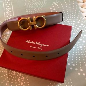 Reversible Salvatore Ferragamo Giancini Belt